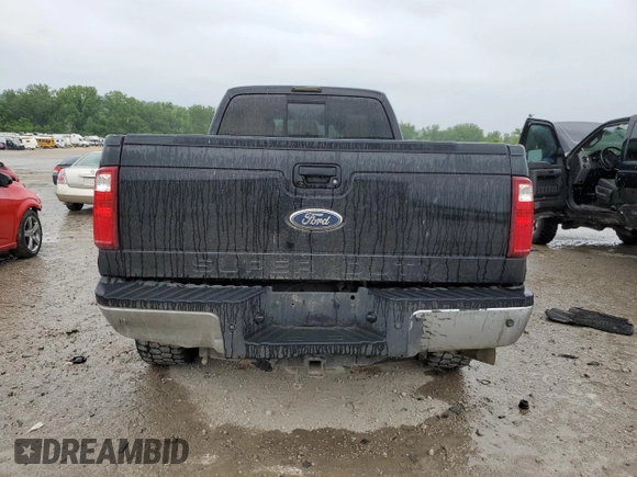 2011 Ford F-350 XL with VIN 1FT8W3BT3BEA90065, listed as a Copart auction lot 55763825 with 394,704 mi miles and Salvage title. Bid and sale history available at DreamBid. Image 6.