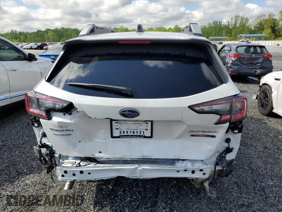 2025 Subaru Outback Touring XT with VIN 4S4BTGPD9S3176558, listed as a Copart auction lot 52395815 with 460 mi miles and Salvage title. Bid and sale history available at DreamBid. Image 6.