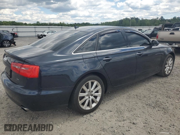 2015 Audi A6 Premium Plus with VIN WAUGFAFC5FN033265, listed as a Copart auction lot 58233495 with 123,547 mi miles and Clean title. Bid and sale history available at DreamBid. Image 3.