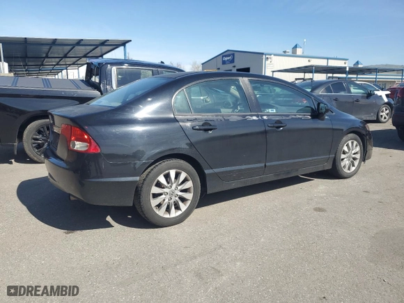 2010 Honda Civic Sdn EX with VIN 2HGFA1F86AH504349, listed as a Copart auction lot 50058915 with 127,619 mi miles and Salvage Title. Bid and sale history available at carsss.com. Image 3.