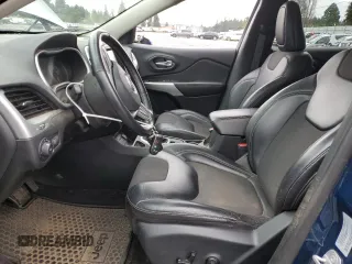 2018 Jeep Cherokee Latitude Plus with VIN 1C4PJLLBXJD524177, listed as a Copart auction lot 51149735 with 57,333 mi miles and Salvage Title. Bid and sale history available at carsss.com. Image 7.