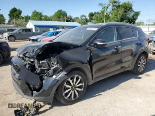 2018 Kia Sportage EX z VIN KNDPN3AC1J7384535, wystawiony jako Copart lot #56664255 z przebiegiem 109 560 mil mil oraz Szkoda całkowita • Salvage title. Historia ofert i sprzedaży dostępna na DreamBid. Obrazek 1.
