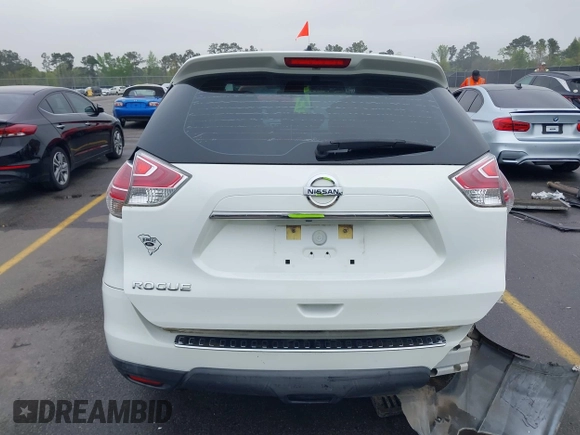 2016 Nissan Rogue SV with VIN KNMAT2MT6GP603967, listed as a IAAI auction lot 41902353 with 126,938 mi miles. Bid and sale history available at carsss.com. Image 16.