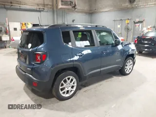 2020 Jeep Renegade Latitude with VIN ZACNJBBBXLPL56884, listed as a IAAI auction lot 39932114 with 27,431 mi miles. Bid and sale history available at carsss.com. Image 4.