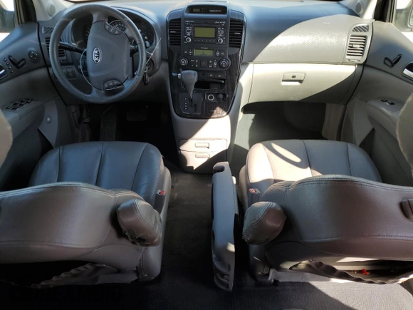 2011 Kia Sedona EX with VIN KNDMH4C79B6377419, listed as a Copart auction lot 46674335 with 159,436 mi miles and Salvage Title. Bid and sale history available at carsss.com. Image 8.