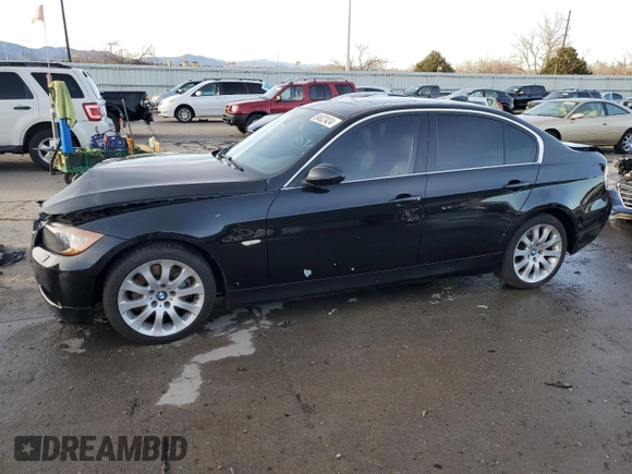 2006 BMW 3 Series 330xi with VIN WBAVD33536KV61953, listed as a Copart auction lot 84622424 with 153,593 mi miles and Salvage Title. Bid and sale history available at carsss.com. Image 1.