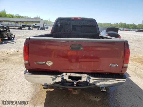 1999 Ford F-150 Work Series with VIN 1FTRX17WXXNC12811, listed as a Copart auction lot 52537395 with 0 mi miles and Salvage Title. Bid and sale history available at carsss.com. Image 6.