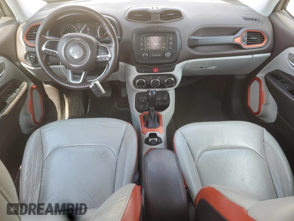 2015 Jeep Renegade Limited with VIN ZACCJBDT0FPB57606, listed as a Copart auction lot 60677505 with 61,209 mi miles and Salvage title. Bid and sale history available at DreamBid. Image 8.