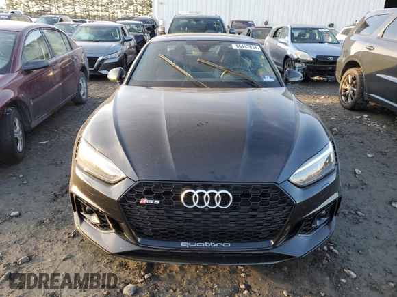 2018 Audi RS 5 z VIN WUAPWAF57JA903959, wystawiony jako Copart lot #86497634 z przebiegiem 11 104 mil mil oraz Szkody całkowita. Historia ofert i sprzedaży dostępna na DreamBid. Obrazek 5.
