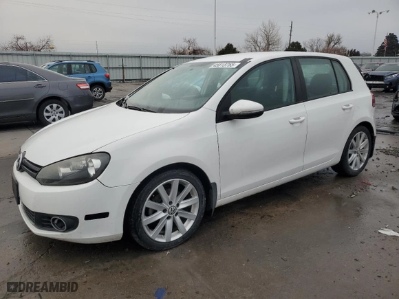 2011 Volkswagen Golf TDI with VIN WVWDM7AJ9BW343668, listed as a Copart auction lot 45813765 with 86,490 mi miles and Salvage Title. Bid and sale history available at carsss.com. Image 1.