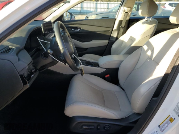 2023 Honda Accord EX-L with VIN 1HGCY2F6XPA036426, listed as a Copart auction lot 49704235 with 25,981 mi miles and Salvage title. Bid and sale history available at DreamBid. Image 7.