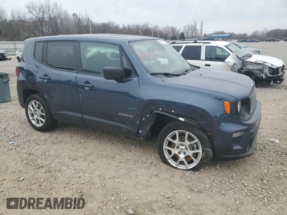 2023 Jeep Renegade (RED) Edition z VIN ZACNJDB17PPP57091, wystawiony jako Copart lot #48048175 z przebiegiem 24 886 mil mil oraz Szkoda całkowita • Salvage title. Historia ofert i sprzedaży dostępna na DreamBid. Obrazek 4.