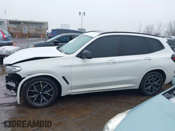 2023 BMW X3 M40i with VIN 5UX83DP07P9S24703, listed as a IAAI auction lot 41546870 with 27,127 mi miles and . Bid and sale history available at DreamBid. Image 14.