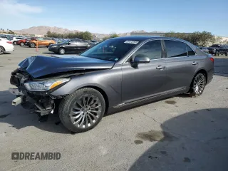 2017 Genesis G90 Ultimate z VIN KMHG54JH4HU029397, wystawiony jako Copart lot #50472265 z przebiegiem 125 406 mil mil oraz Szkody całkowita. Historia ofert i sprzedaży dostępna na DreamBid. Obrazek 1.