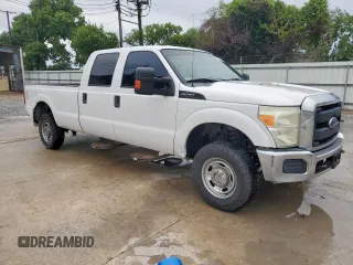 2015 Ford F-250 Lariat with VIN 1FT7W2B65FEB78430, listed as a Copart auction lot 60840485 with 158,119 mi miles and Salvage title. Bid and sale history available at DreamBid. Image 4.
