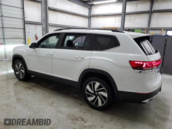 2025 Volkswagen Atlas SE z VIN 1V2HR2CA8SC502389, wystawiony jako Copart lot #51980025 z przebiegiem 10 753 mil mil oraz Czysty tytuł • Clean title. Historia ofert i sprzedaży dostępna na DreamBid. Obrazek 2.