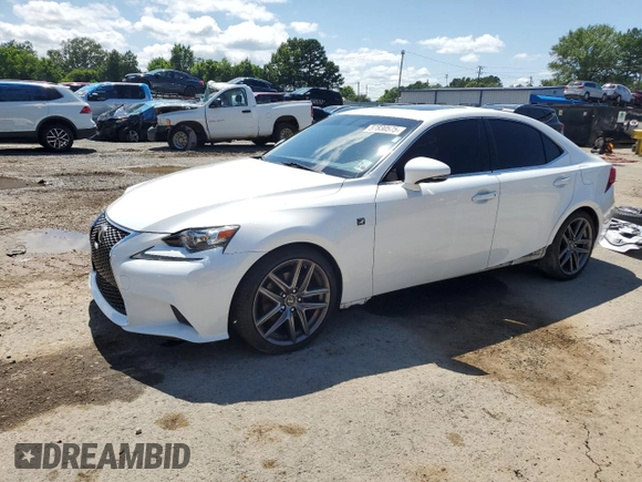 2014 Lexus IS 250 z VIN JTHBF1D27E5033417, wystawiony jako Copart lot #57830575 z przebiegiem 95 767 mil mil oraz Szkoda całkowita • Salvage title. Historia ofert i sprzedaży dostępna na DreamBid. Obrazek 1.