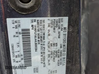 2004 Ford Expedition Special Service с VIN 1FMFU16L44LB00284, выставлен на аукционе Copart как лот 62785445 с пробегом 101 301 миль миль и Списание • Salvage title. История ставок и продаж доступна на DreamBid. Изображение 12.