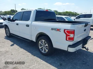 2018 Ford F-150 XL with VIN 1FTEW1CP8JKE91006, listed as a IAAI auction lot 42123840 with 76,806 mi miles and . Bid and sale history available at DreamBid. Image 3.