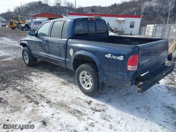 2004 Dodge Dakota SLT with VIN 1D7HG48N24S680151, listed as a IAAI auction lot 41620040 with 96,447 mi miles. Bid and sale history available at carsss.com. Image 3.
