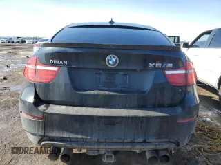 2014 BMW X6 M with VIN 5YMGZ0C50E0C40694, listed as a Copart auction lot 43943305 with 124,104 mi miles and Salvage Title. Bid and sale history available at carsss.com. Image 6.