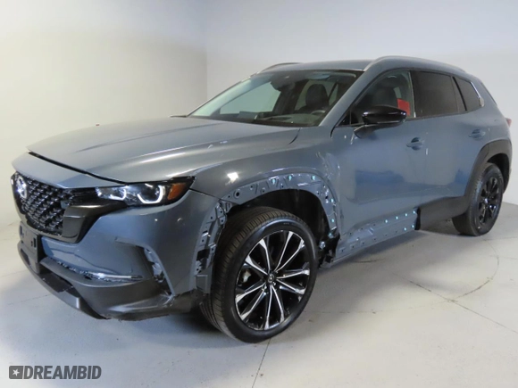 2024 Mazda CX-50 2.5 S Premium Plus Package with VIN 7MMVABEM2RN223358, listed as a Copart auction lot 42569095 with 5,246 mi miles and Salvage Title. Bid and sale history available at carsss.com. Image 2.