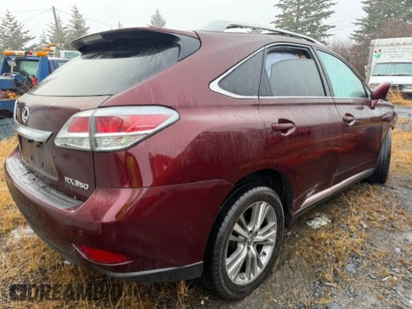 2015 Lexus RX 350 with VIN 2T2BK1BA7FC253891, listed as a Copart auction lot 81840314 with Not provided miles and Salvage title. Bid and sale history available at DreamBid. Image 3.
