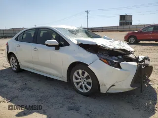 2021 Toyota Corolla LE with VIN JTDEPMAE0MJ186898, listed as a Copart auction lot 53502425 with 91,851 mi miles and Salvage Title. Bid and sale history available at carsss.com. Image 4.