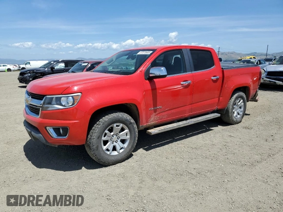 2016 Chevrolet Colorado 4WD LT with VIN 1GCGTCE33G1110703, listed as a Copart auction lot 57070685 with 94,856 mi miles and Salvage title. Bid and sale history available at DreamBid. Image 1.