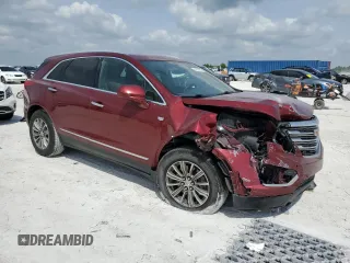 2017 Cadillac XT5 Luxury AWD with VIN 1GYKNDRS3HZ310912, listed as a Copart auction lot 50289855 with 59,464 mi miles and Salvage Title. Bid and sale history available at carsss.com. Image 4.