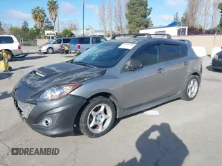 2010 Mazda 3 with VIN JM1BL1H41A1253868, listed as a IAAI auction lot 41993182 with 124,120 mi miles. Bid and sale history available at carsss.com. Image 2.