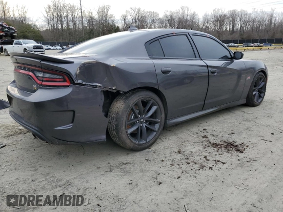 2019 Dodge Charger Scat Pack with VIN 2C3CDXGJ5KH742227, listed as a Copart auction lot 44421325 with 70,467 mi miles and Salvage Title. Bid and sale history available at DreamBid. Image 3.