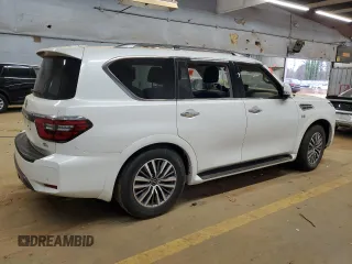 2022 Nissan Armada SL with VIN JN8AY2BB3N9812360, listed as a Copart auction lot 43376315 with Not Provided miles and Salvage Title. Bid and sale history available at carsss.com. Image 3.