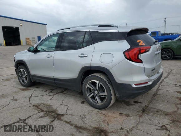 2021 GMC Terrain SLT with VIN 3GKALVEV7ML309670, listed as a Copart auction lot 53004105 with 84,192 mi miles and Salvage title. Bid and sale history available at DreamBid. Image 2.
