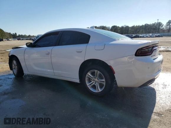 2023 Dodge Charger SXT with VIN 2C3CDXBGXPH674560, listed as a Copart auction lot 47427085 with 25,479 mi miles and Salvage Title. Bid and sale history available at DreamBid. Image 2.