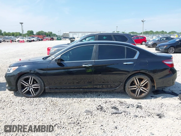 2016 Honda Accord Sport with VIN 1HGCR2F59GA154035, listed as a IAAI auction lot 42714171 with 205,649 mi miles and . Bid and sale history available at DreamBid. Image 14.