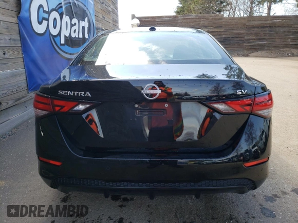 2024 Nissan Sentra SV with VIN 3N1AB8CV0RY253636, listed as a Copart auction lot 53889445 with 32,812 mi miles and Clean Title. Bid and sale history available at carsss.com. Image 6.