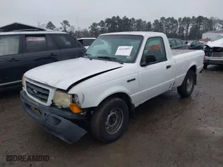 2001 Ford Ranger XL with VIN 1FTYR10U21TB03387, listed as a IAAI auction lot 41114097 with 275650 miles. Bid and sale history available at carsss.com. Image 6.