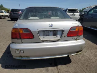 1999 Honda Civic LX with VIN 2HGEJ6673XH504043, listed as a Copart auction lot 55201185 with 220,352 mi miles and Clean Title. Bid and sale history available at carsss.com. Image 6.