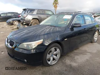 2006 BMW 5 Series 530i with VIN WBANE73506CM42692, listed as a IAAI auction lot 41712986 with 144,501 mi miles and . Bid and sale history available at carsss.com. Image 2.
