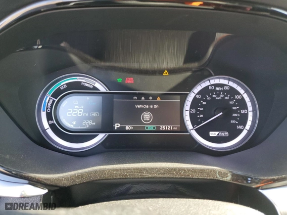 2022 Kia Niro Plug-In Hybrid LXS with VIN KNDCM3LD2N5504108, listed as a Copart auction lot 83682764 with 25,121 mi miles and Salvage Title. Bid and sale history available at carsss.com. Image 9.