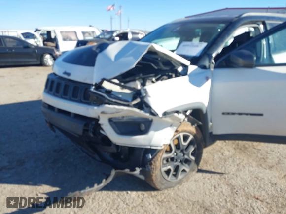 2019 Jeep Compass Trailhawk with VIN 3C4NJDDB4KT748018, listed as a IAAI auction lot 40916087 with 96,755 mi miles and . Bid and sale history available at carsss.com. Image 6.