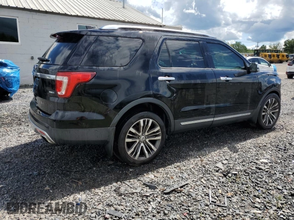 2016 Ford Explorer Platinum z VIN 1FM5K8HT8GGC52573, wystawiony jako Copart lot #57137975 z przebiegiem 146 451 mil mil oraz Szkoda całkowita • Salvage title. Historia ofert i sprzedaży dostępna na DreamBid. Obrazek 3.