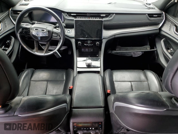 2021 Jeep Grand Cherokee Overland with VIN 1C4RJJDG5M8195683, listed as a Copart auction lot 48133075 with Not provided miles and Salvage title. Bid and sale history available at DreamBid. Image 8.