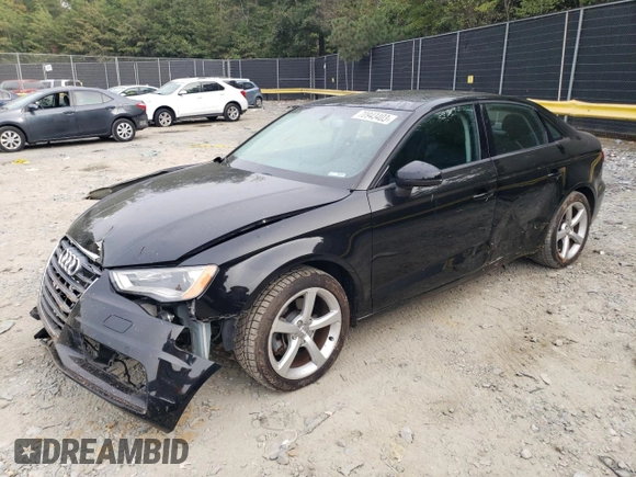 2016 Audi A3 2.0T Premium with VIN WAUB8GFF4G1007511, listed as a Copart auction lot 70943403 with 73,916 mi miles. Bid and sale history available at carsss.com. Image 1.
