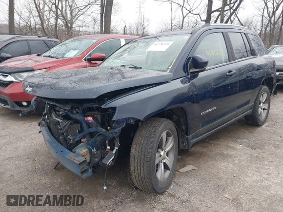 2017 Jeep Compass High Altitude with VIN 1C4NJDEBXHD139545, listed as a IAAI auction lot 41576246 with 89,969 mi miles and . Bid and sale history available at carsss.com. Image 6.