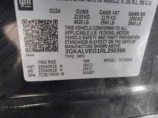 2024 GMC Terrain SLT с VIN 3GKALVEG1RL250396, выставлен на аукционе IAAI как лот 42263423 с пробегом 43 186 миль миль и . История ставок и продаж доступна на DreamBid. Изображение 9.