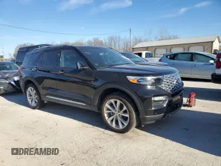 2024 Ford Explorer Platinum with VIN 1FM5K8HC8RGA40565, listed as a Copart auction lot 82205404 with 6,076 mi miles and Salvage Title. Bid and sale history available at carsss.com. Image 4.