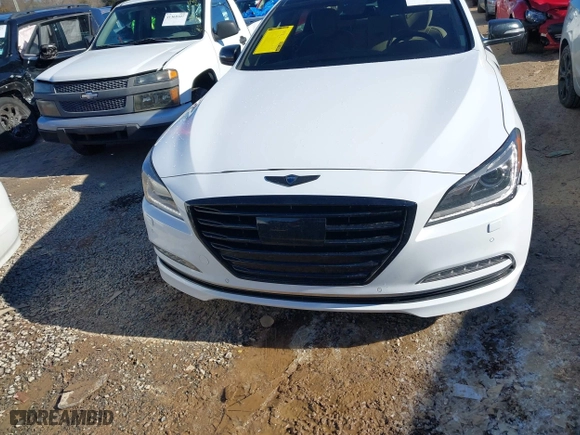 2016 Hyundai Genesis 3.8L with VIN KMHGN4JE6GU126346, listed as a IAAI auction lot 41375161 with 111,932 mi miles. Bid and sale history available at carsss.com. Image 13.