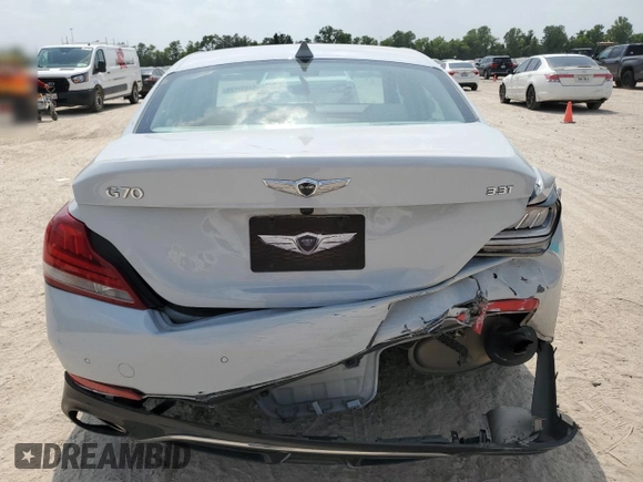 2019 Genesis G70 Advanced with VIN KMTG74LE9KU032645, listed as a Copart auction lot 61433474 with 60,440 mi miles and Salvage Title. Bid and sale history available at DreamBid. Image 6.